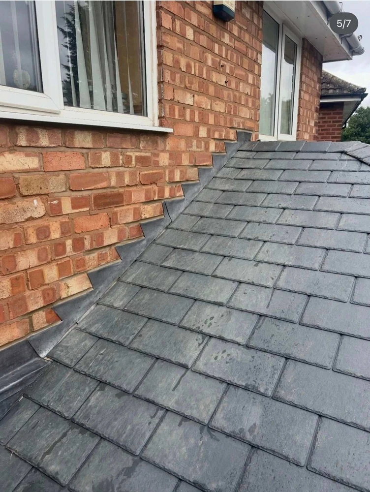 Roof repair work on a West Midlands property by RC Roofing