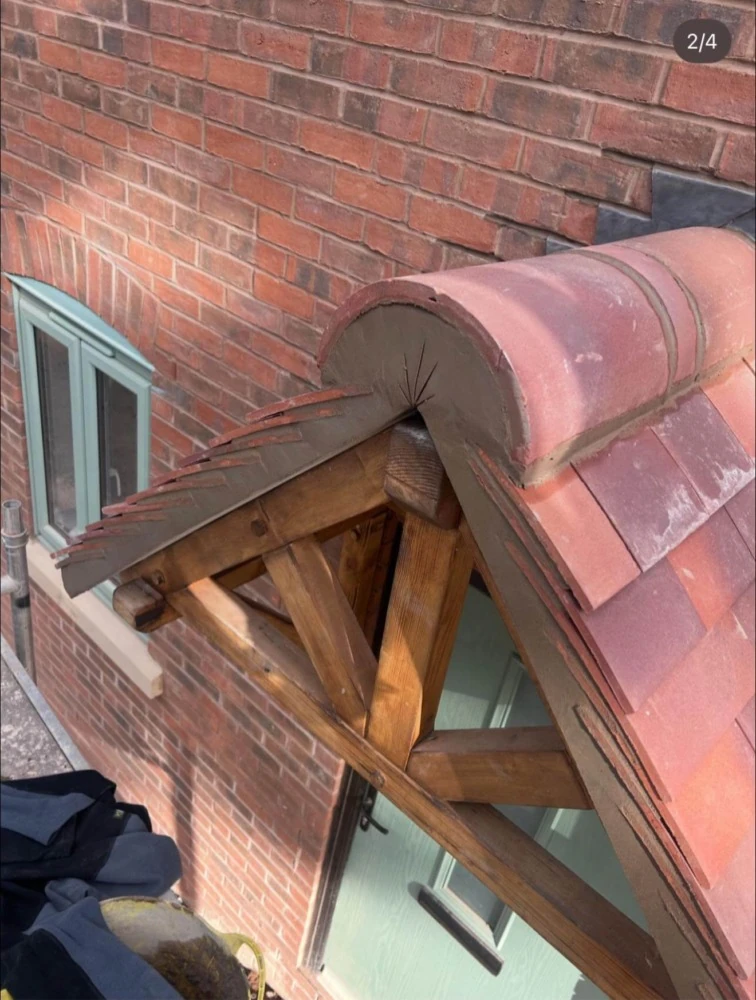 Domestic roofing project with batten and felt replacement